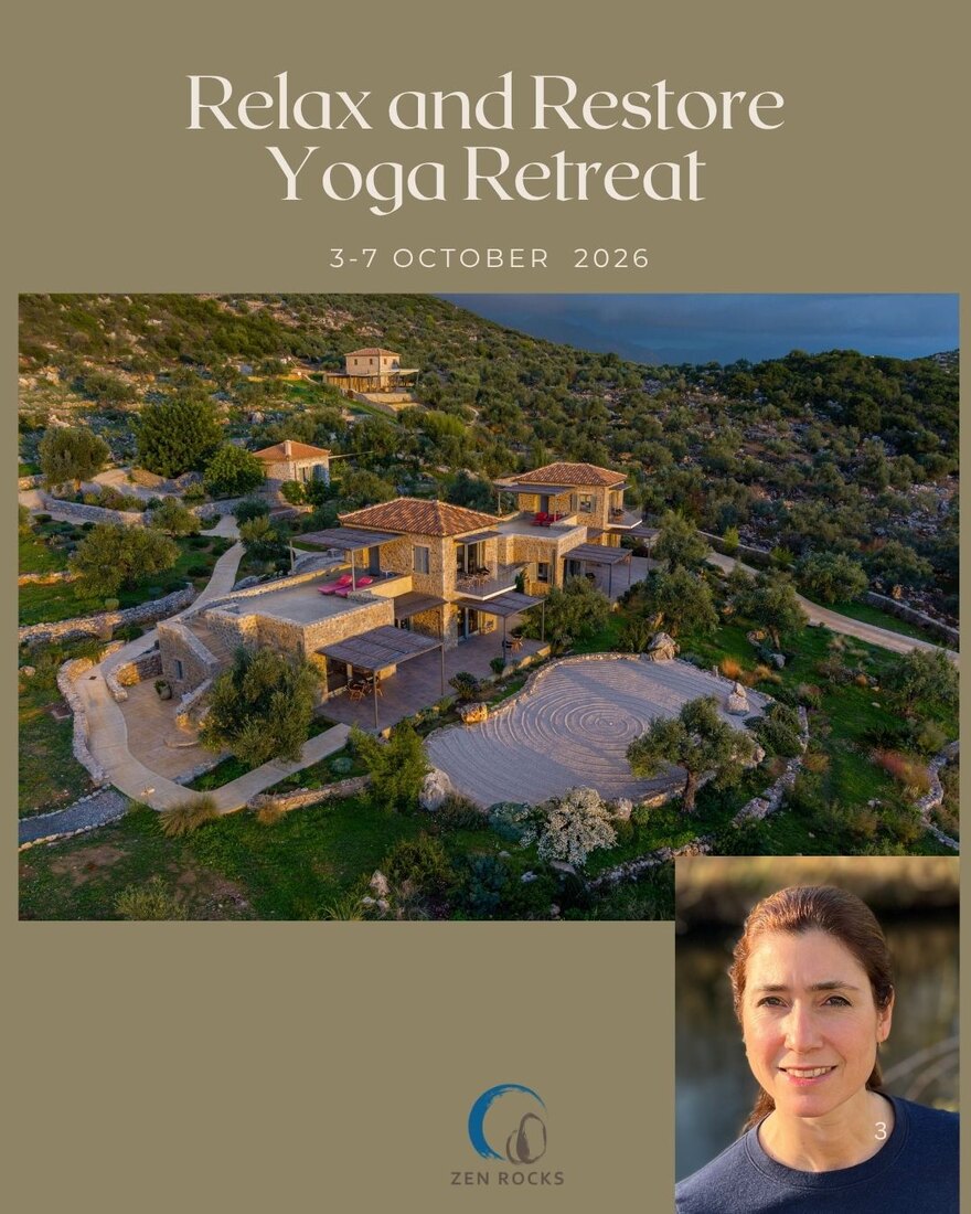 Relax and Restore Yoga Retreat, 3–7 October 2026, at Zen Rocks — with Burcin Ozyurek